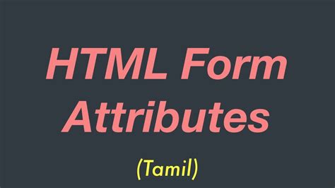 Form in HTML Tamil に対する画像結果