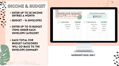 Image result for Envelope Budget System Excel Template
