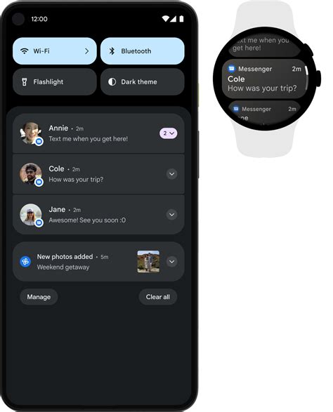 Toradh íomhá ar Notification Pages Android