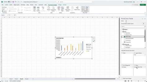 How to Aad New Cells in PivotChart Excel に対する画像結果
