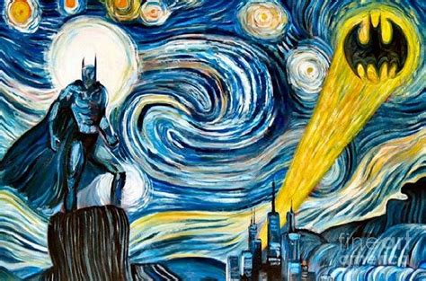 Image result for Batman Starry Night