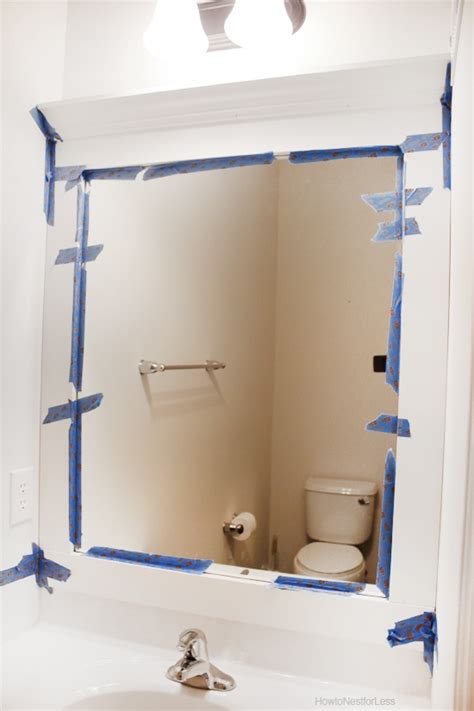 Image result for Frame around Bathroom Mirror