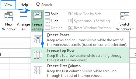 Image result for How to Freeze Columns in Excel Spreadsheet