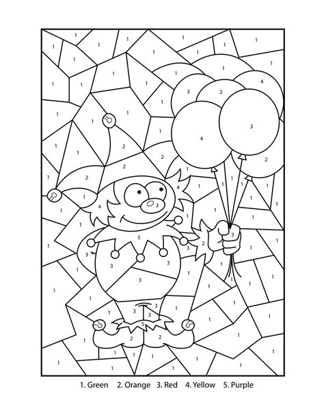 Image result for Color by Number for Kids