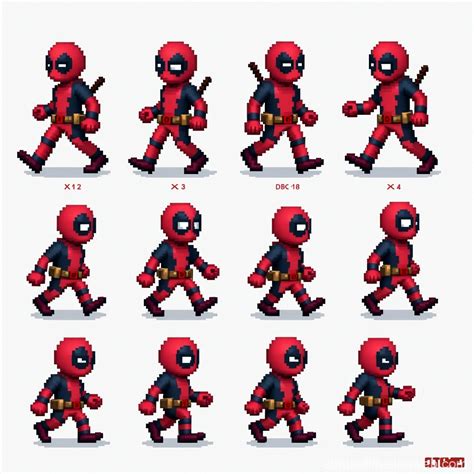 Toradh íomhá ar Roblox Walk Cycle Sheet