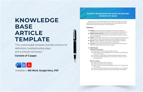 Toradh íomhá ar Knowledge Base Document Template