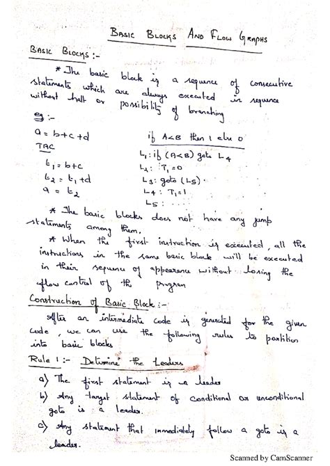 Image result for Basic Block and Flow Graph in Compiler Design