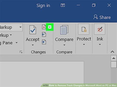 Image result for How to Remove Track Changes in Word