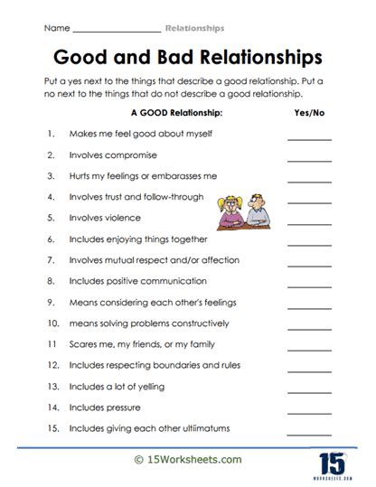 Relationship Worksheet Key Stage 3 に対する画像結果