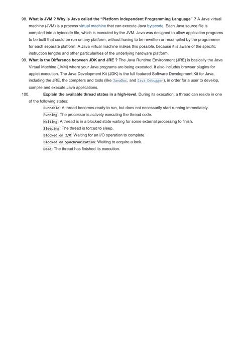 Image result for Java Viva Questions