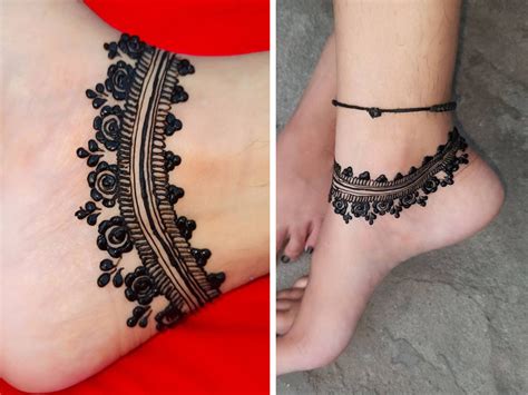 Image result for Ankle Henna Designs