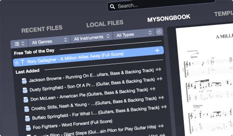 Image result for Guitar Pro Tabs Iterface