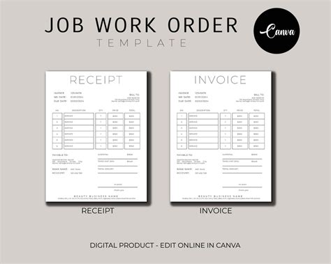 Image result for Job Work Order Forms