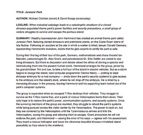 TV Script Title Page Format に対する画像結果