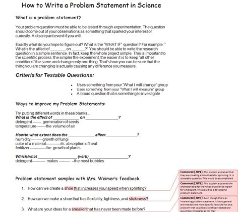 Image result for Problem Statement Cheat Sheet