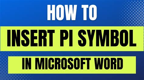 Toradh íomhá ar How to Add Pi Symbol in Word