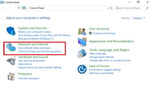 Image result for All Control Panel Items Network Connections