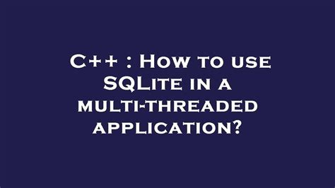 Image result for SQLite C++ Images