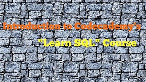 Codecademy SQL に対する画像結果