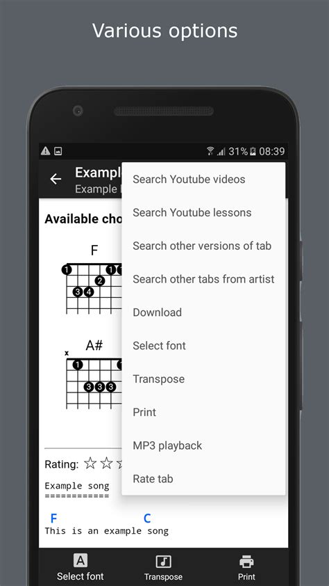 Image result for Guitar Pro Tabs Iterface