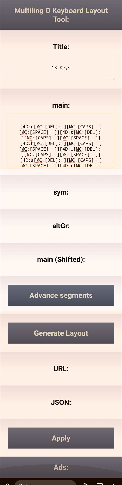 Toradh íomhá ar Toki Pona Keyboard Layout