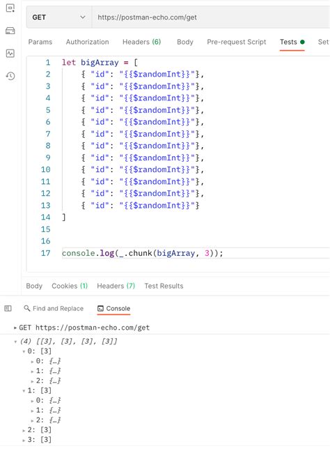 CSV Shows in JSON in Postman Sample に対する画像結果