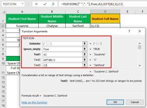Image result for Textjoin in Excel Uses and Examples