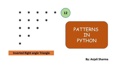 Right Angle Triangle Number Pattern in Python に対する画像結果