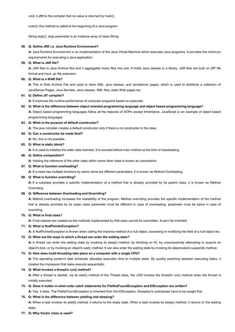 Image result for Java Viva Questions