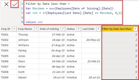 Toradh íomhá ar How to Filter in Power Bi Based On User