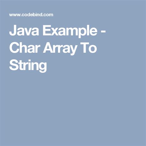 Image result for Reading Char Arrays Java