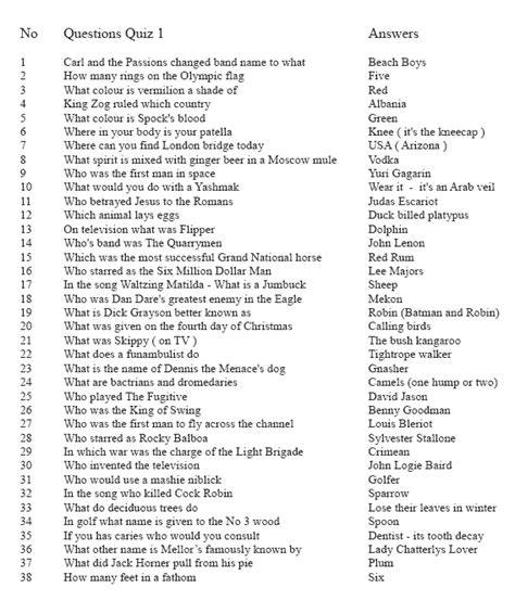 Toradh íomhá ar Fun Quiz Adult