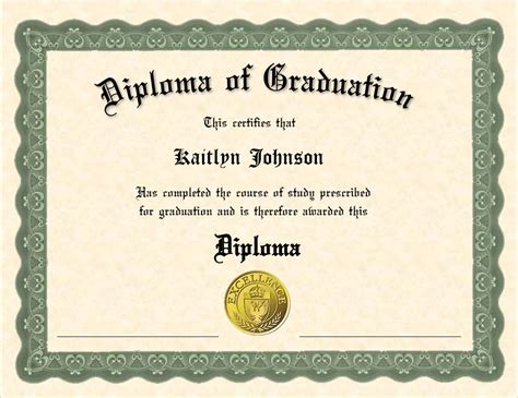 Toradh íomhá ar How to Make a Diploma Certificate