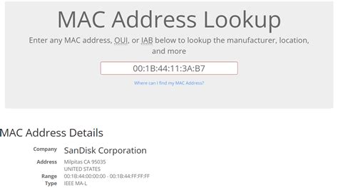 Image result for Infoblox Mac Address Search Format