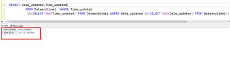 Afbeeldingsresultaten voor Find Max Date SQL