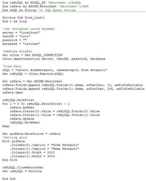 Toradh íomhá ar VB6 DataGrid