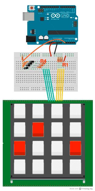 Image result for Keyboard Matrix with Diode Wiring-Diagram