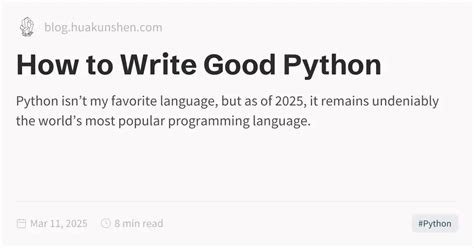 Toradh íomhá ar How to Write Python