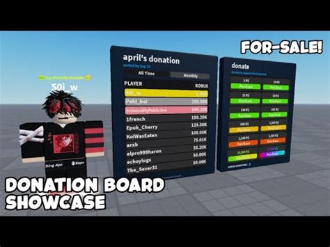 Image result for Donation Board Roblox Studio