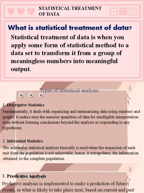 Statistical Treatment of Data Descriptive に対する画像結果