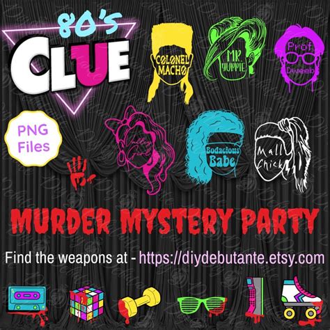 Image result for Clue Themed Murder Mystery Script