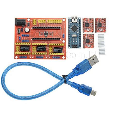 Image result for Wiring CNC Shield Board A4988 Driver Arduino