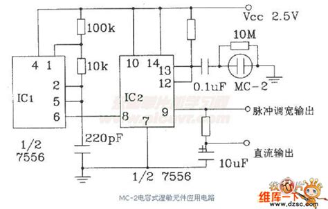 Image result for Capacitor Humidity Sensor Circuit Diagram