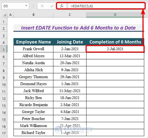 Image result for HW to Add Months in a Date in Excel