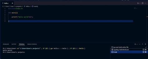 Image result for Hello World in C Program Output