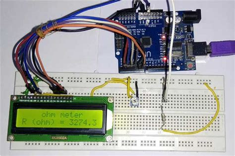 Toradh íomhá ar Resistor Meter Arduino