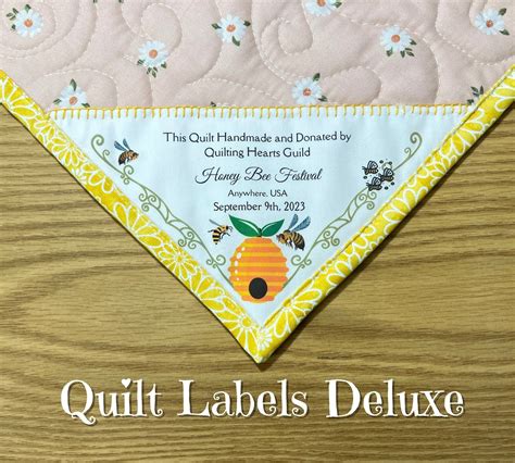 Toradh íomhá ar Quilt Labels Tutorial