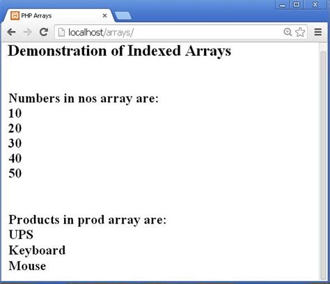 Image result for PHP Array Integers