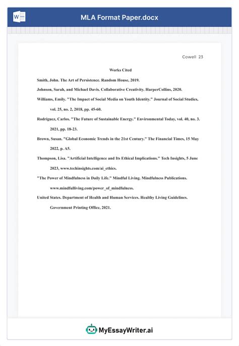 MLA Format Notes に対する画像結果