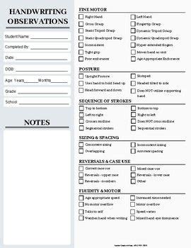 Image result for Self Monitoring Handwriting Worksheet for Kids